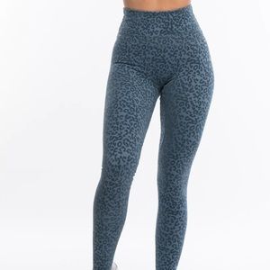Echt storm flock leggings blue